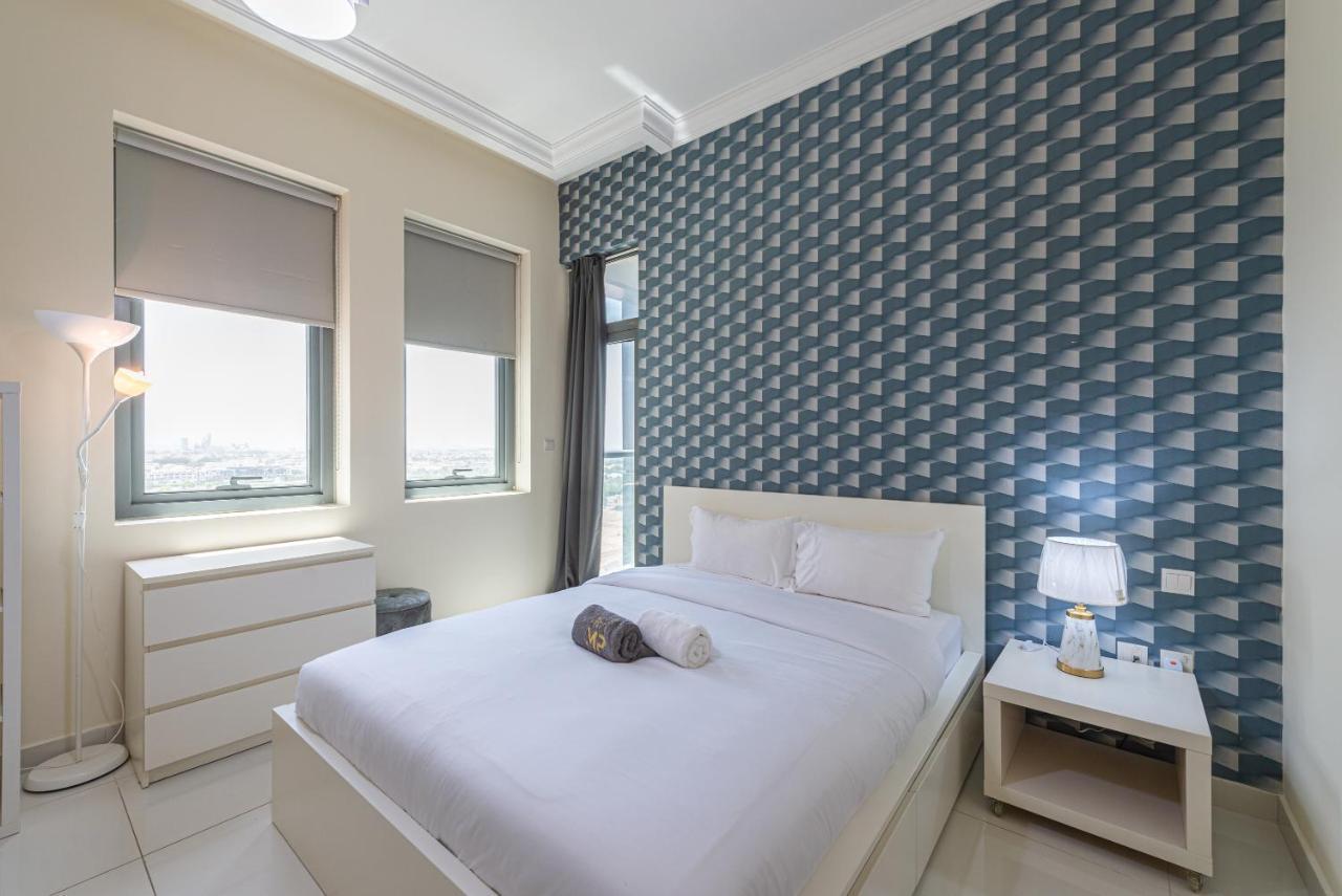 شقة دبي  في Marco Polo - Elegant Studio With Panoramic City Views المظهر الخارجي الصورة